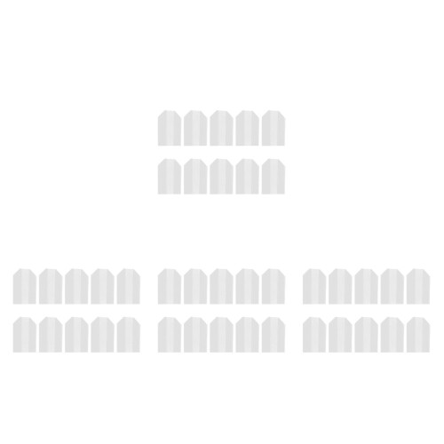 40Pcs Reusable Transparent Pe Bags Clothes Storage Dustproof Organizer 2