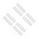40Pcs Reusable Transparent Pe Bags Clothes Storage Dustproof Organizer 6