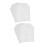40Pcs Reusable Transparent Pe Bags Clothes Storage Dustproof Organizer 10