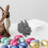 White Silicone Rabbit Mold DIY Craft Candle Soap Making Mold 8