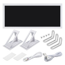 Pantalla Secundaria IPS de 12.3 Pulgadas 1920x720 Pantalla Inteligente USB Tipo C Pantalla Extendida para Monitor de Computadora CPU GPU RAM