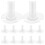 150Pcs Plastic Transparent Flower Stem Holders Adhesive Display Bases 10