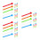 60Pcs Multi-Color Plastic Cage Bird Perches Climbing Rest Platform 5