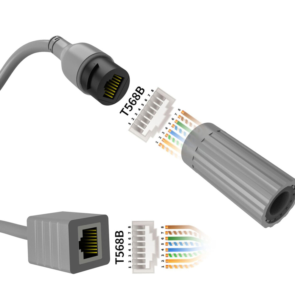 24AWG Copper SPX Male to RJ45 Adapter
