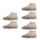 3Pairs Grey Waterproof Silicone Shoe Covers Antislip Rain Boot Covers 6