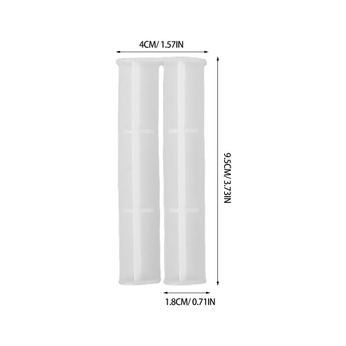 20Pcs White Plastic Ab Adhesive Cartridge for Precise Mixing 1