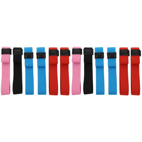 12Pcs High Elasticity Bento Box Straps Assorted Color Straps 1