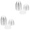 200Pcs Transparent Garden Plant Dome Cover Durable Plastic Protector 2