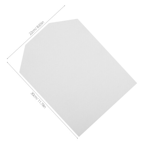 100Pcs White T-Shirt Folding Form Cardboard Inserts for Neat Storage 1
