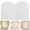 100Pcs White T-Shirt Folding Form Cardboard Inserts for Neat Storage 6