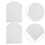 100Pcs White T-Shirt Folding Form Cardboard Inserts for Neat Storage 11