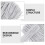 1000Pcs White Plastic Coated Iron Cable Ties Reusable Wire Straps 4