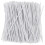 1000Pcs White Plastic Coated Iron Cable Ties Reusable Wire Straps 8