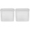 2Pcs Transparent Bread Keeper Bread Storage Container 2