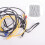 1000Pcs White Plastic Coated Iron Cable Ties Reusable Wire Straps 10