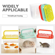 5Pcs Mini Portable Fish Tank Plastic Aquarium Fish Transport Bucket