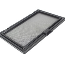 Magnetic Window Screen with Small Window, Enhanced Wind Resistance, Easy Installation Black