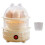 Compact Egg Cooker with Auto Shut Off for Hard/Soft Boiled Eggs & Custard, Ideal for Dorms Two Floor US Plug 1