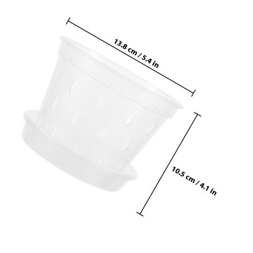 6 Sets Root Control Pots Clear Net Orchid Nursery 1