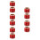 10Rouleaux Stickers Prank Rouge Use Only Imperméables Adhésifs 5