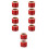 10Rouleaux Stickers Prank Rouge Use Only Imperméables Adhésifs 7