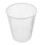 1Clear PP Bathroom Trash Can Round Minimalist Garbage Container Bin 6
