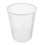 1Clear PP Bathroom Trash Can Round Minimalist Garbage Container Bin 11