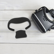 1Ensemble Coussin Vr Bloquant Lumière Noir PU Mousse Confort Gaming
