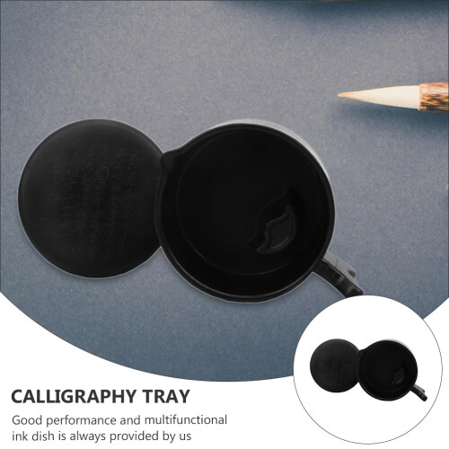 Calligraphy Tray Black Plastic Resistance For Writing 2