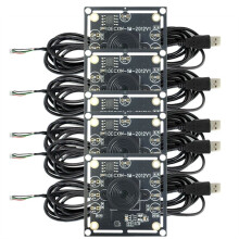 New 5PCS 100 Degree Camera Module 1MP OV9732 1280x720 USB Free Driver Manual Focus,with 1 Meter Cable for WinXP/7/8/10