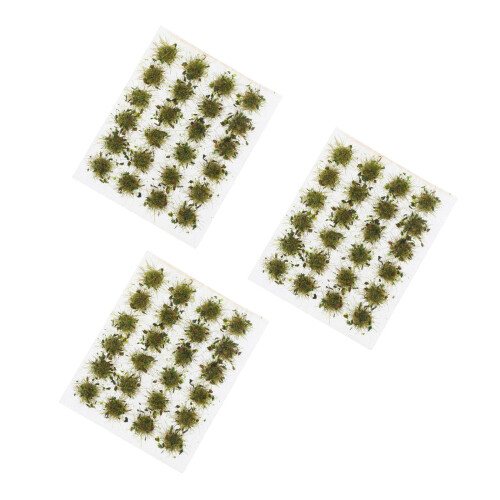 3Boxes Mini Resin Static Grass Tufts for Railway and Model Making 2