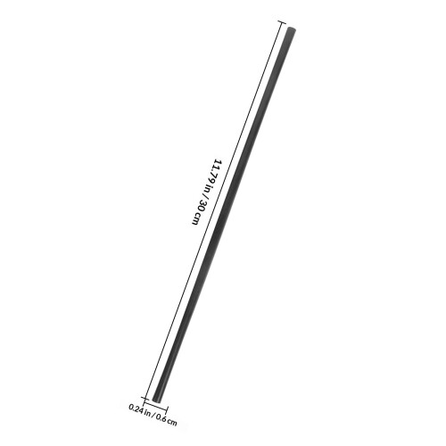 10pcs Plastic Dowel Rods Pom Plastic Black For Crafting 1
