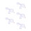5Pcs Multifunction Water Leak Detector Probes White Plastic with Cable 2