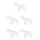 5Pcs Multifunction Water Leak Detector Probes White Plastic with Cable 4
