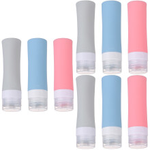 9Pièces Bouteilles De Voyage En Silicone Faciles À Et