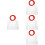 4Pcs Transparent Candy Bags Durable Gift Packaging Pouches with Handle 5