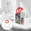 4Pcs Transparent Candy Bags Durable Gift Packaging Pouches with Handle 10