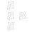 4Pcs Splashproof Battery Terminal Protector Kit Transparent Car Supply 2
