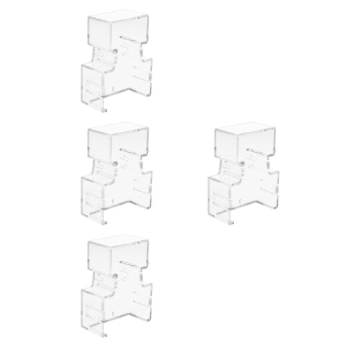 4Pcs Splashproof Battery Terminal Protector Kit Transparent Car Supply 1