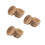 18Pcs Bamboo Craft Egg Basket Breathable Storage Basket for Kitchen 2
