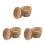 18Pcs Bamboo Craft Egg Basket Breathable Storage Basket for Kitchen 5