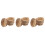 18Pcs Bamboo Craft Egg Basket Breathable Storage Basket for Kitchen 6