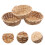 18Pcs Bamboo Craft Egg Basket Breathable Storage Basket for Kitchen 8