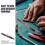 Dark Brown Metal Oval Punch Tool for Crafting & DIY Use 1