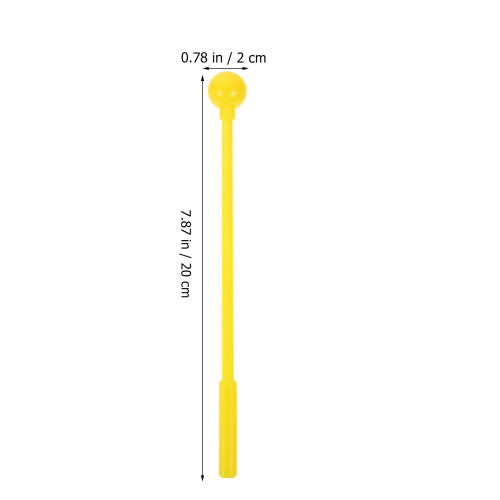10Pcs Yellow Ps Drum Mallets Durable Percussion Sticks for Drummers 1