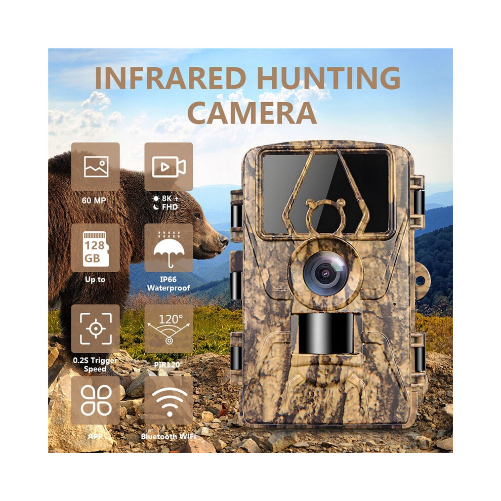Wifi Hunting Trail Camera,Photographic Night Vision Motion Activated Trigger Security Cam Outdoor Wildlife Photo Traps 4017648545714