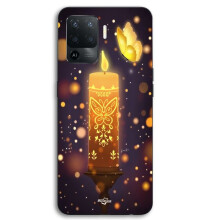 Capa para smartphone - MANIACASE - Oppo A94 - Design Encanto vela mágica - Tema Disney - Preto
