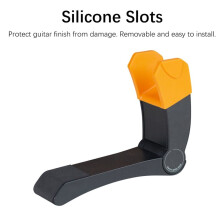 Supporto per Chitarra Elettrica da Scrivania, Regolabile Rapidamente su 2 Livelli di Inclinazione, Adatto Anche per Plettri per La Maggior Parte Delle
