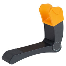 Electric Guitar Holder Desk Guitar Stand Quick Adjustment 2-Level Tilt Adjustment Can Hold Picks for Most Guitars Orange