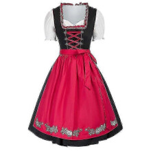 Women's Oktoberfest Dirndl Costume Traditional German Dress for Carnival